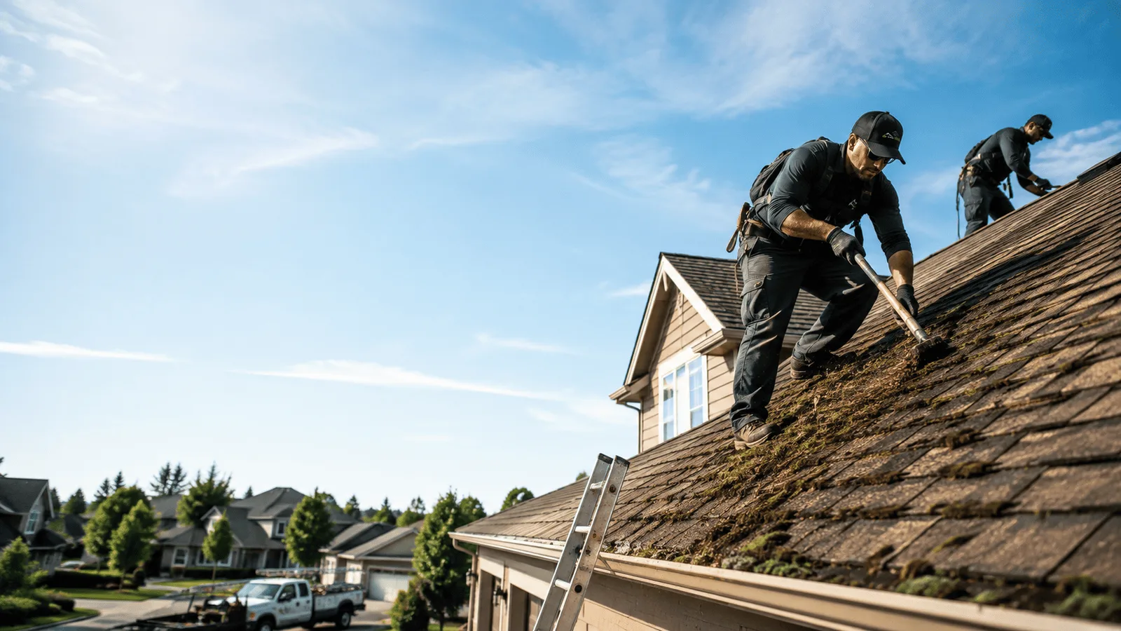 Roof Moss Removal in Rio Vista, TX near me